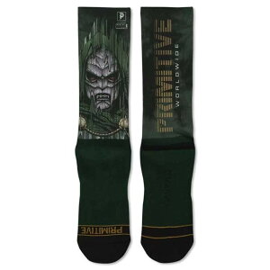 MARVEL �}�[�x�� × PRIMITIVE �v���~�e�B�u DOCTOR DOOM SOCKS (FOREST GREEN) �\�b�N�X �C��