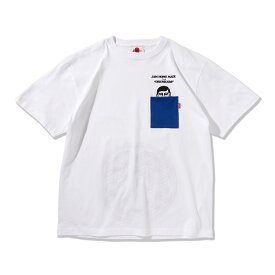 【8月発売】JAM HOME MADE x PUNK DRUNKERS パンクドランカーズ ポケットからアイツTEE (WHITE) Tシャツ