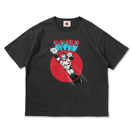 【7月発売予定予約】PUNK DRUNKERS パンクドランカーズ アイツGO.BOX.TEE (SUMI) ボックスシルエット Tシャツ