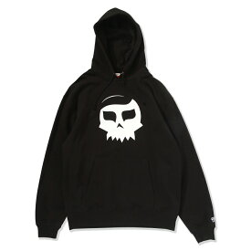 【2026 11月発売予定予約】PUNK DRUNKERS パンクドランカーズ 髑髏あいつパーカー (BLACK) プルオーバーパーカー