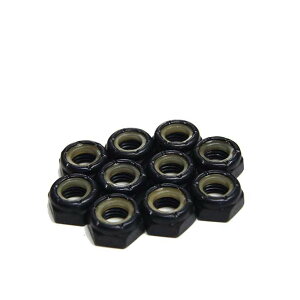 MASTERMIND (�}�X�^�[�}�C���h) AXLE NUT 10�Z�b�g (BLACK) Hardware �n�[�h�E�G�A �{���g �r�X�i�b�g�p�[�c�y�X�P�[�g�{�[�h/�X�P�{�[/SKATEBOARD�z