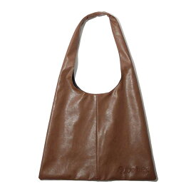 Subciety サブサエティー FAKE LEATHER TOTE BAG (BROWN) トートバッグ