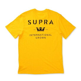 【S】SUPRA スープラ TRADEMARK S/S TEE T-SHIRTS (CAUTION) Tシャツ【国内正規取扱い店】【アパレル/トップス】