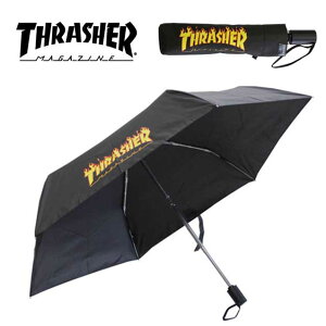 THRASHER XbV[ tCS ܂肽ݎP 58cm FLAME LOGO AUTO OPEN/CLOSE UMBRELLA ܂ 肽  J ^b` jZbNX