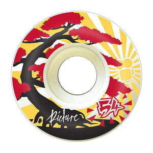 54mm 80a PICTURE WHEEL sN`[ EB[ Bonsai Inner core Classic Shape N[U[ tB}[ SOFT WHEEL \tgEB[ yXP[g{[h/XP{[/SKATEBOARDz