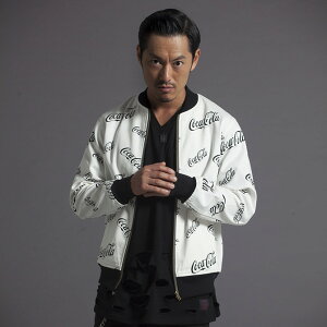 XLTCYy20%OFFzCoca-Cola RJER[ x ZEPHYREN [t@ RIB JKT uWPbg (WHITE)