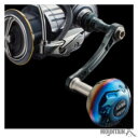 【送料無料】【お取り寄せ】リブレ（メガテック）LightArm 65（ライトアーム65）【シマノS2・ダイワ・シマノS3用】【センターナット付】スピニング用　カスタムハンドル