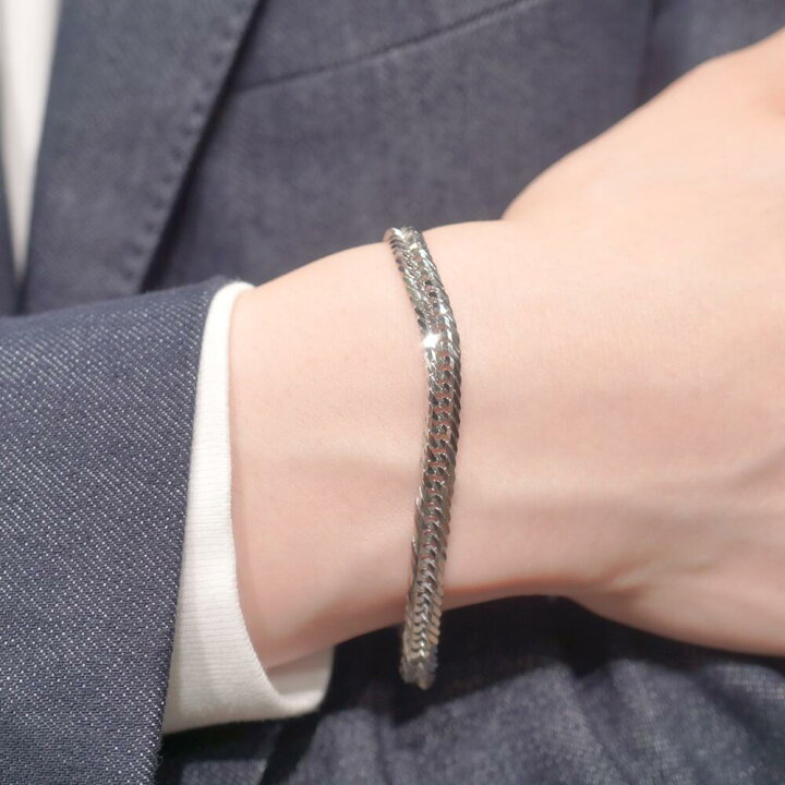 楽天市場】純プラチナ 喜平 トリプル12面 18cm 18g 造幣局検定マーク 
