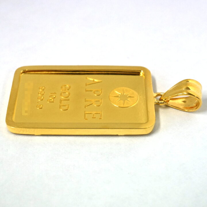 楽天市場】【新品】 24金 純金 インゴット ペンダントトップ 10g 