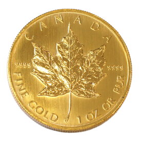 【中古A/美品】 24金 メイプルリーフ 金貨 1オンス 1oz ランダムイヤー カナダ 純金 K24 コイン 貨幣