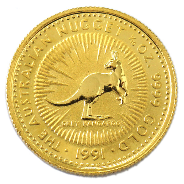 1988 オーストラリア ナゲット金貨 1/10オンス bellartes.com.br