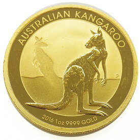 【中古AB/使用感小】 カンガルー 金貨 純金 1オンス 1oz 2016年 オーストラリア コイン 硬貨 24金 K24 貨幣 20440572