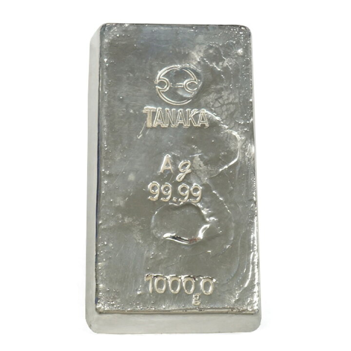 楽天市場】【中古AB/使用感小】 インゴット 純銀 インゴット 1kg 田中  