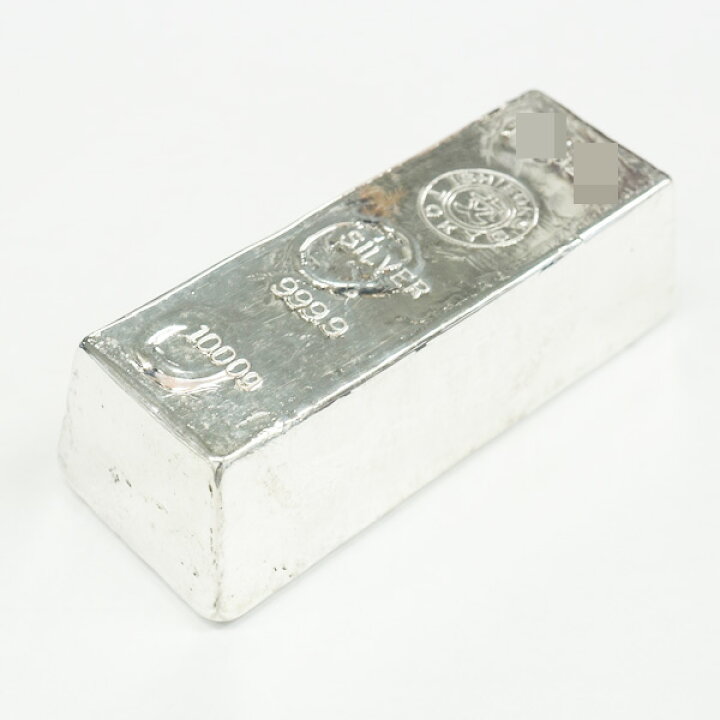 楽天市場】【中古AB/使用感小】 インゴット 純銀 インゴット 1kg 石福  