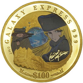 【中古B/標準】 貨幣 銀河鉄道999 誕生30周年 公式記念貨幣 純金コイン 英連邦ツバル政府発行 1オンス 1oz エリザベス2世 金貨 硬貨 メダル 20526727031