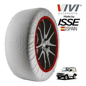 P10倍 エントリー 【VIVI正規品 ISSE製造】 ヴィヴィ イッセ SNOW SOCKS スズキ ジムニー JA12C 175/80R16 16インチ 4WD スノーソックス 布製 タイヤ チェーン 非金属 スペイン製