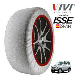 【VIVI正規品 ISSE製造】 ヴィヴィ イッセ SNOW SOCKS スズキ ジムニー JB23W 175/80R16 16インチ 4WD スノーソックス 布製 タイヤ チェーン 非金属 スペイン製