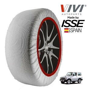 P10倍 エントリー 【VIVI正規品 ISSE製造】 ヴィヴィ イッセ SNOW SOCKS スズキ ジムニー JA22W 175/80R16 16インチ 4WD スノーソックス 布製 タイヤ チェーン 非金属 スペイン製