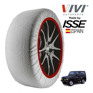 P10倍 エントリー 【VIVI正規品 ISSE製造】 ヴィヴィ イッセ SNOW SOCKS スズキ ジムニー JA11V 175/80R16 16インチ 4WD スノーソックス 布製 タイヤ チェーン 非金属 スペイン製