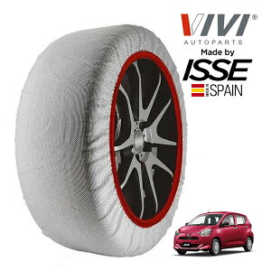 P10倍 エントリー 【VIVI正規品 ISSE製造】 ヴィヴィ イッセ SNOW SOCKS ダイハツ ミライース LA360S 155/65R14 14インチ 4WD スノーソックス 布製 タイヤ チェーン 非金属 スペイン製