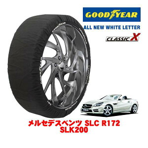 �yGOODYEAR ���K�i�z�O�b�h�C���[ �X�m�[�\�b�N�X �z�� �^�C���`�F�[�� CLASSIC X / M�T�C�Y �����Z�f�X�E�x���c SLK (R172) SLK200 / DBA-172448 �^�C���T�C�Y�F245/35R18 18�C���`�p