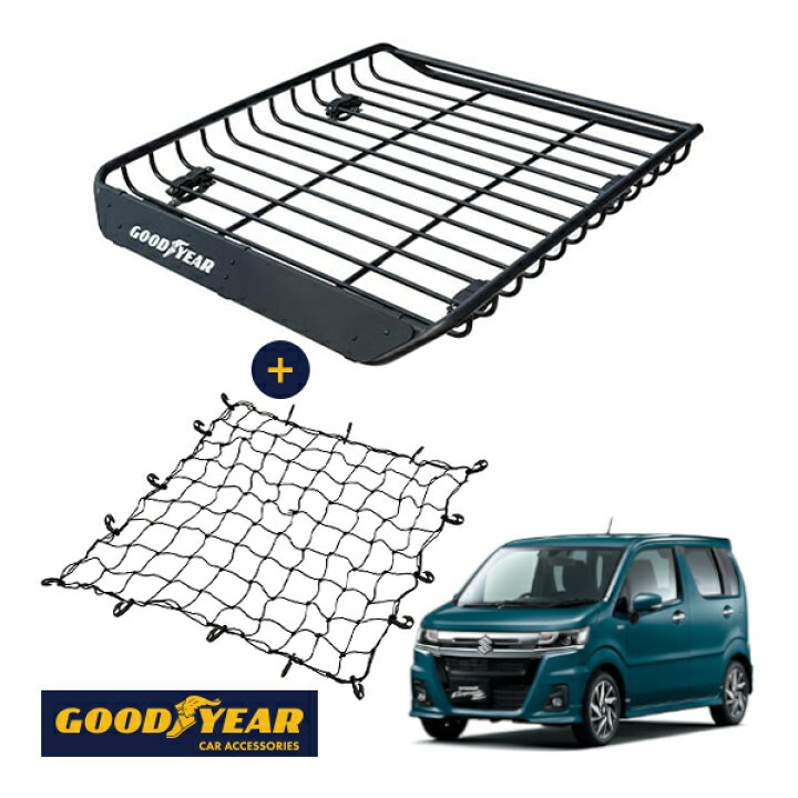 楽天市場】【GOODYEAR正規品】 スチール ルーフラック MEGA PRO ＋ 