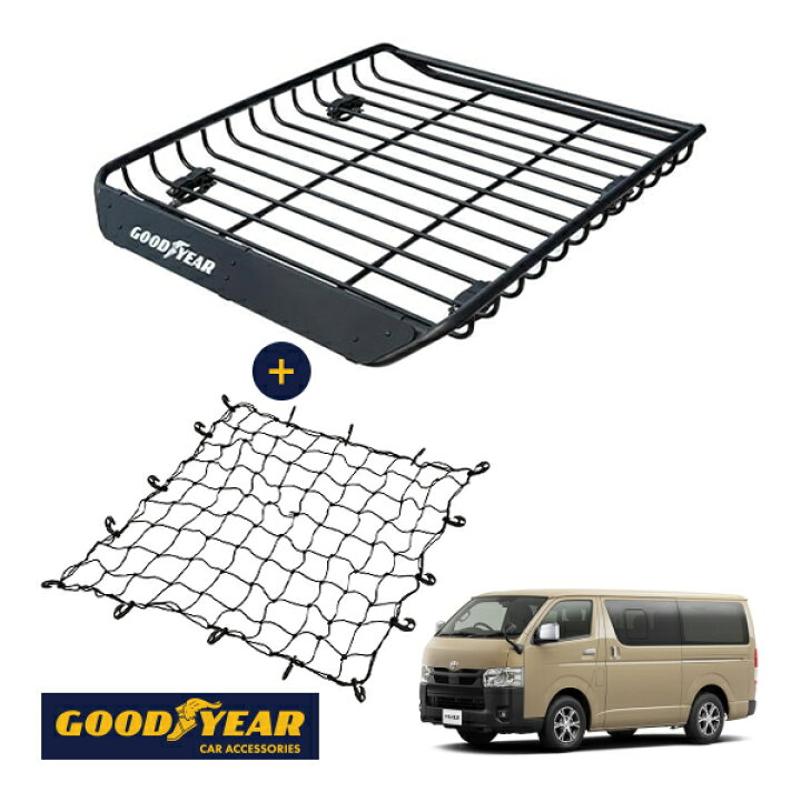 楽天市場】【GOODYEAR正規品】 スチール ルーフラック MEGA PRO ＋ 