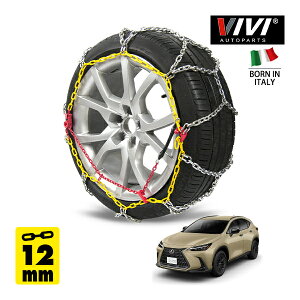 P10{ Gg[ yVIVI AUTOPARTSKiz CATENE DA NEVE 12mm X`[`F[ Tb^ O^ Iron 250WD12 235/60R18 18C`  ^C `F[ NTX NX NX350 I[o[gC 5BA-TAZA25 4WD