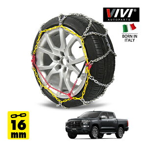 �yVIVI AUTOPARTS���K�i�z CATENE DA NEVE 16mm �X�`�[���`�F�[�� �T�b�^ �����O�^ Iron 265WD16 265/60R18 18�C���` ������ �^�C�� �`�F�[�� �O�H �g���C�g�� GLS 3DF-LC2T 4WD