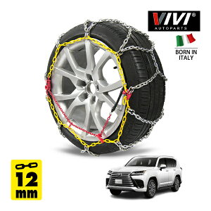 P10{ Gg[ yVIVI AUTOPARTSKiz CATENE DA NEVE 12mm X`[`F[ Tb^ O^ Iron 267WD12 265/65R18 18C`  ^C `F[ NTX LX LX600 I[o[gC+ 3BA-VJA310W 4WD