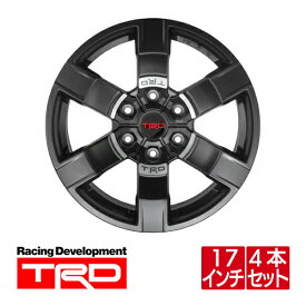 【トヨタ純正】 TRD 17インチ アルミホイール マットブラック 4本セット 17×8J 25 ハイラックス GUN125 前期 後期 平成29年9月～現行 Xグレード Zグレード ブラックラリーエディション Black Rally Edition GR SPORT GR-S GRS GRスポーツ