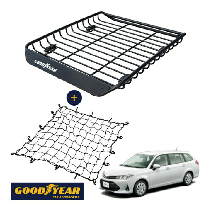 楽天市場】【GOODYEAR正規品】 スチール ルーフラック MEGA PRO ＋ 
