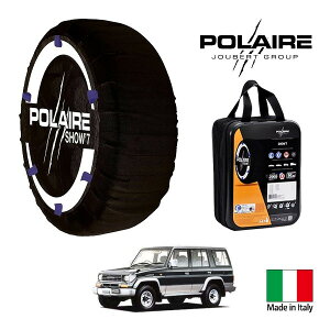 P10�{ �G���g���[ �yPOLAIRE���K�i�z�|���A �|���C�� SNOW SOCKS Show7 �g���^ �����h�N���[�U�[�v���h KZJ71G 215/80R16 16�C���` 4WD �X�m�[�\�b�N�X �z�� �^�C�� �`�F�[�� ����� �C�^���A��