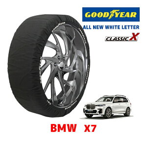 �yGOODYEAR ���K�i�z�O�b�h�C���[ �X�m�[�\�b�N�X �z�� �^�C���`�F�[�� CLASSIC X / XXL�T�C�Y BMW 2020- X7 / 3BA-CX44 �^�C���T�C�Y�F275/40R22 22�C���`�p