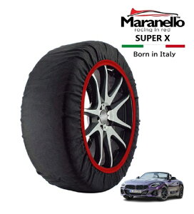 P10倍 エントリー 【Maranello正規品】 スノーソックス マラネロ BMW Z4 M40i 3BA-HF30T リア 275/35R19 19インチ SUPER X 布製 タイヤ チェーン イタリア製