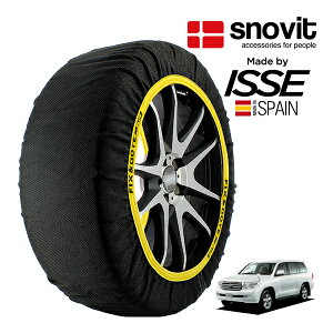 �ysnovit���K�i ISSE�����z �X�m�r�b�g �C�b�Z SNOW SOCKS �g���^ �����h�N���[�U�[ UZJ200W 285/60R18 18�C���` 4WD �X�m�[�\�b�N�X �z�� �^�C�� �`�F�[�� ����� �X�y�C����