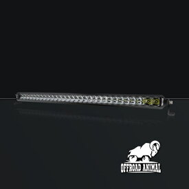 【OFFROAD ANIMAL正規品】 ブルバー バンパー用 スリム 32インチ LEDライトバー 6500K 150W 防塵防水等級IP68 オスラムLED 寿命50000時間 電圧9-36V オフロード 4WD オーストラリア