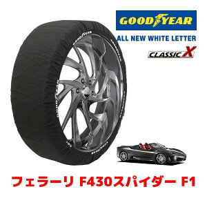 �yGOODYEAR ���K�i�z�O�b�h�C���[ �X�m�[�\�b�N�X �z�� �^�C���`�F�[�� CLASSIC X / L�T�C�Y �t�F���[�� F430�X�p�C�_�[ F1 / ABA-F430S �^�C���T�C�Y�F285/35R19 19�C���`�p