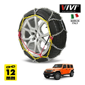 yVIVI AUTOPARTSKiz CATENE DA NEVE 12mm X`[`F[ Tb^ O^ Iron 267WD12 255/70R18 18C`  ^C `F[ NCX[EW[v O[A~ebh Tn zZ 3BA-J
