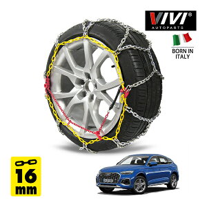 P10{ Gg[ yVIVI AUTOPARTSKiz CATENE DA NEVE 16mm X`[`F[ Tb^ O^ Iron 255WD16 255/45R20 20C`  ^C `F[ AEfB Q5 X|[cobN SC _Ci~bN