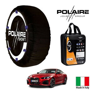 P10�{ �G���g���[ �yPOLAIRE���K�i�z�|���A �|���C�� SNOW SOCKS Show7 BMW 4�V���[�Y 420i �N�[�y M�X�|�[�c 3BA-12AP20 225/45R18 18�C���` ���A �X�m�[�\�b�N�X �z�� �^�C�� �`�F�[�� ����� �C�^���A��