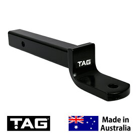 【TAG正規品】 50mm角 ヒッチマウント トーバー ブラック 粉黛塗装 338mm ドロップ 40mm フェイス角 90° クラス4 ヒッチボール無 ヒッチピン無 クリップ 無 ハイラックス ランドクルーザー