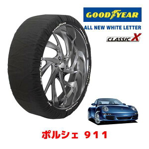 �yGOODYEAR ���K�i�z�O�b�h�C���[ �X�m�[�\�b�N�X �z�� �^�C���`�F�[�� CLASSIC X / L�T�C�Y �|���V�F 911�J����4 / GH-99705 �^�C���T�C�Y�F235/40R18 18�C���`�p