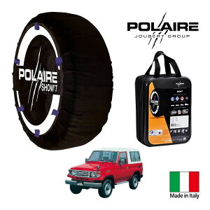 �yPOLAIRE���K�i�z�|���A �|���C�� SNOW SOCKS Show7 �g���^ �����h�N���[�U�[ 70 HZJ76K 265/70R16 16�C���` 4WD �X�m�[�\�b�N�X �z�� �^�C�� �`�F�[�� ����� �C�^���A��