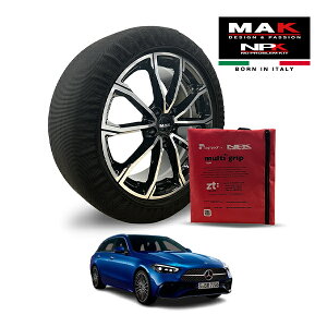 P10倍 エントリー 【MAK正規品】 NPK スノーソックス MULTIGRIP LIGHT 73000SSL06 255/35R19 19インチ 布製 タイヤ チェーン 非金属 EU製 ベンツ Cクラス C220d ステーションワゴン ラグジュアリー(ISG) 3CA-206204C