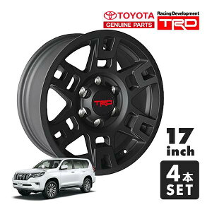 US�g���^���� TRD 17�C���`�z�C�[�� �}�b�g�u���b�N PTR20-35110-BK 4�{�Z�b�g TRD���S�� JWL���󂠂� TOYOTA �����h�N���[�U�[ �����N�� �v���h 150�n