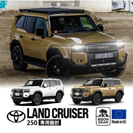 【BISON GEAR正規品】 トヨタ ランクル250 ランドクルーザー250 TRJ250W GDJ250W 令和6年4月～現行 ルーフラック ルーフキャリア フラットラック