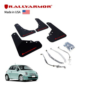 �yRallyArmor ���K�i�z�t�B�A�b�g FIAT 500 312�^ �}�b�h�K�[�h �X�v���b�V���K�[�h �}�b�h�t���b�v 4���Z�b�g �|���E���^���� �u���b�N