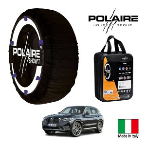�yPOLAIRE���K�i�z�|���A �|���C�� SNOW SOCKS Show7 BMW X3 M40i 3BA-TY30 275/40R20 20�C���` 4WD �X�m�[�\�b�N�X �z�� �^�C�� �`�F�[�� ����� �C�^���A��