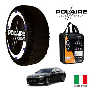P10�{ �G���g���[ �yPOLAIRE���K�i�z�|���A �|���C�� SNOW SOCKS Show7 BMW 7�V���[�Y 740d xDrive M�X�|�[�c 3CA-22EJ30 285/40R20 20�C���` 4WD �X�m�[�\�b�N�X �z�� �^�C�� �`�F�[�� ����� �C�^���A��
